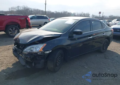 2015 Nissan Sentra S z USA, uszkodzony, nr VIN 3N1AB7AP7FY315754